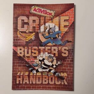 Vintage Activision Keystone Kapers manual, “Crime Buster's Handbook”